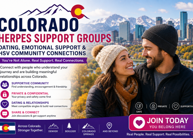 Colorado Herpes Support Groups: HSV Dating & Emotional Support