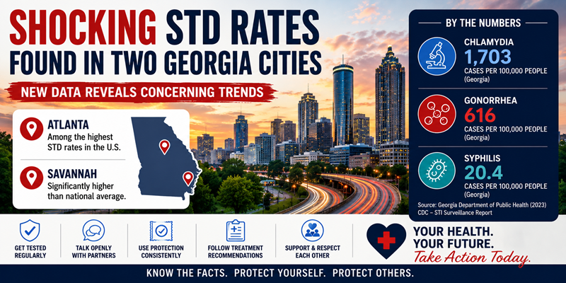 Shocking STD Rates Found in Two Georgia Cities: What the Latest Data Means