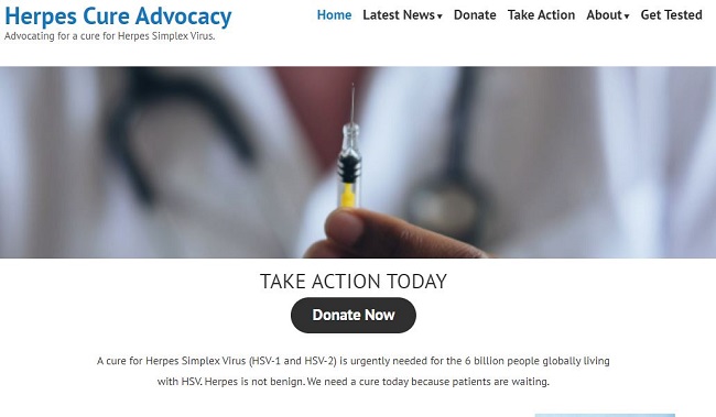 herpes cure advocacy