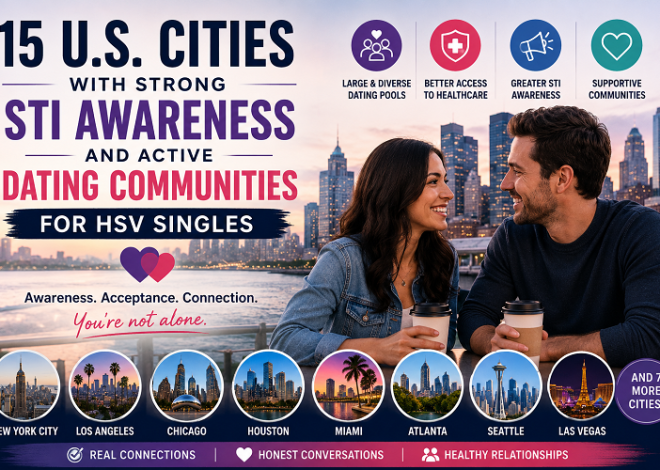15 U.S. Cities with Active Dating Communities for HSV Singles