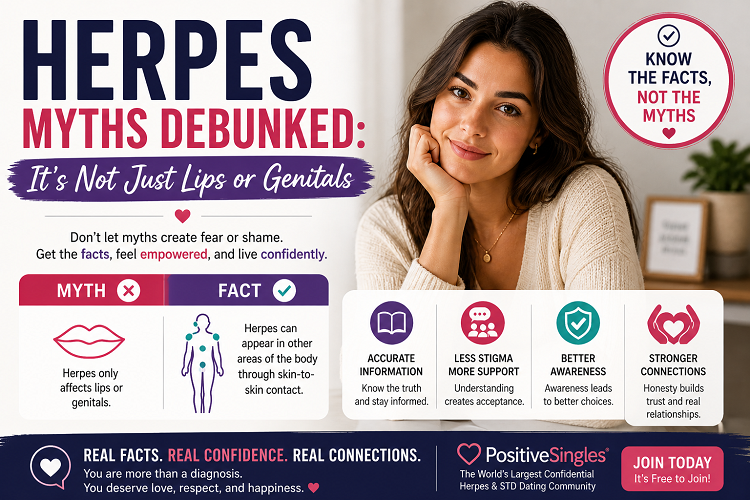 Herpes Myths Debunked: It’s Not Just Lips or Genitals