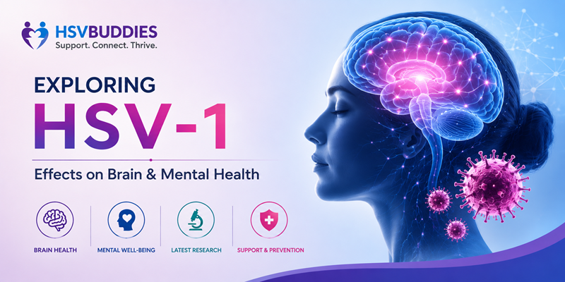 Exploring HSV-1 Effects on Brain and Mental Health: What Current Research Says