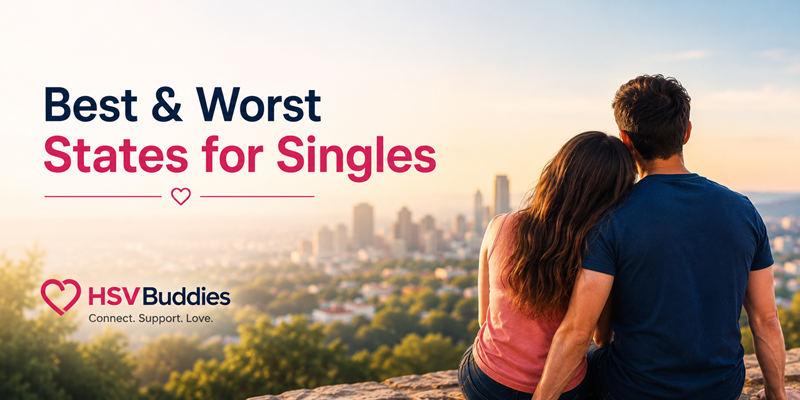 Best & Worst States for Singles: Finding the Right Place for Love