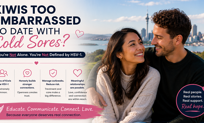 30% of Kiwis Too Embarrassed to Date Because of Cold Sores