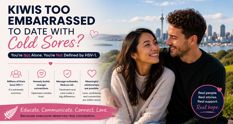 30% of Kiwis Too Embarrassed to Date Because of Cold Sores