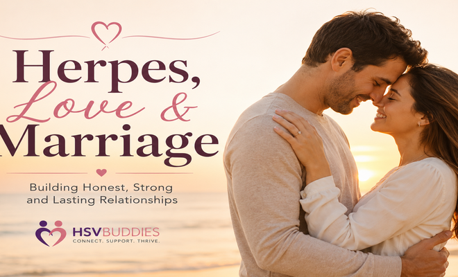 Can people with herpes find love and get married?